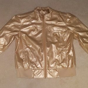 Metallic gold jacket